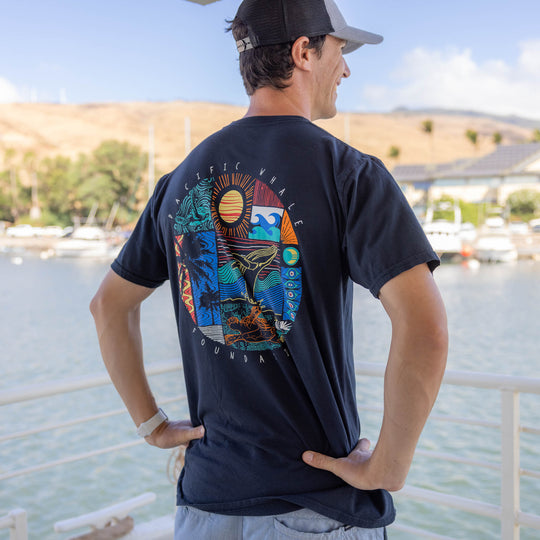 Tropical Collage Men's Short Sleeve T-Shirt