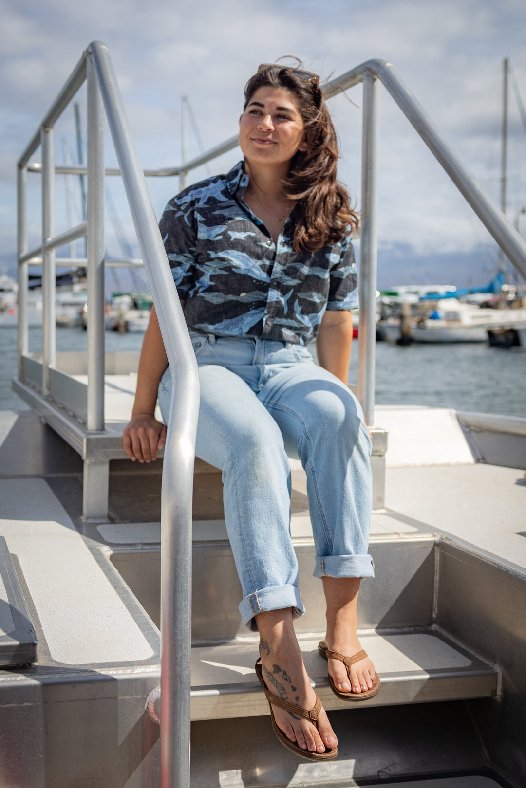 Kahala x Pacific Whale Foundation Men's Aloha Shirt