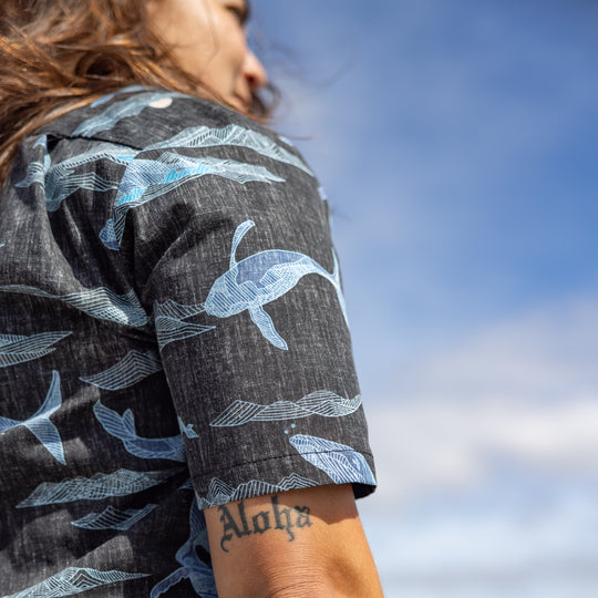 Kahala x Pacific Whale Foundation Men's Aloha Shirt